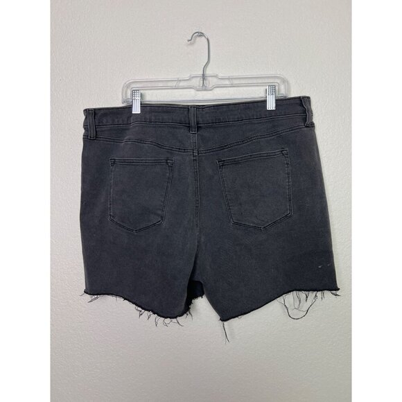 Sonoma Black Raw hem Shorts Size 18 Black - Picture 5 of 5